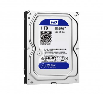 Western Digital Blue 1TB Internal Desktop 3.5 Inch Hard Drive (WD10EZRZ)