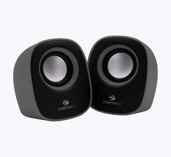 ZEBRONICS PEBBLE NEW 2.0 MULTIMEDIA SPEAKER FOR LAPTOP / DESKTOP (COLOR MAY VARY)