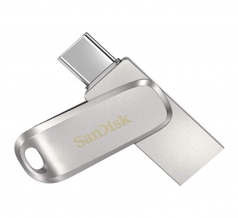 SANDISK ULTRA DUAL DRIVE LUXE TYPE C FLASH DRIVE 128GB, 5Y - SDDDC4-128G-I35