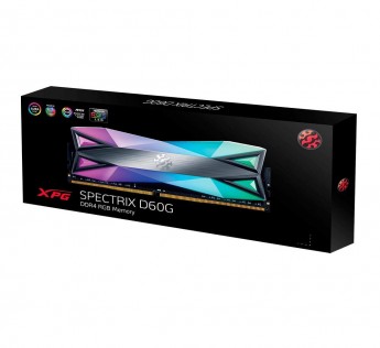 XPG ADATA SPECTRIX D60G DDR4 RGB 16GB (2X8GB) 3200MHZ U-DIMM DESKTOP MEMORY - AX4U320038G16-DT60