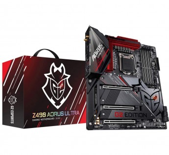 GIGABYTE Z490 MOTHERBOARD AORUS ULTRA G2 MOTHERBOARD WITH DIRECT 12 PHASE DIGITAL VRM DESIGN, INTEL WI-FI 6 802.11AX, INTEL 2.5GBE LAN, RGB FUSION 2.0