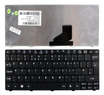 ACER LAPTOP KEYBOARD COMPATIBLE FOR ACER ASPIRE ONE 521 531 A110 D150 D250 D255 D260 ZG5 BLACK