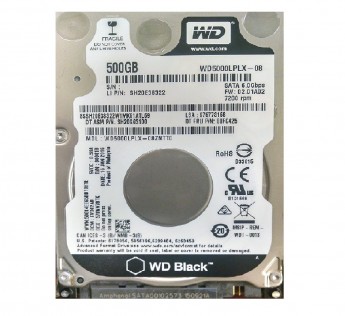 WD INTERNAL HARD DRIVE BLACK 500GB 7200 RPM 2.5" SATA 7MM 6GB/SEC SLIM INTERNAL LAPTOP PERFORMANCE HARD DRIVE FOR THINKPAD AND IDEAPAD NOTEBOOKS