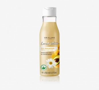 Oriflame 2in1 Shampoo for All Hair Types Avocado Oil & Chamomile