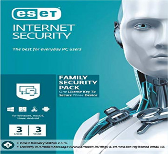 ESET INTERNET SECURITY FAMILY SECURITY PACK( 3 USER, 3 YEAR )