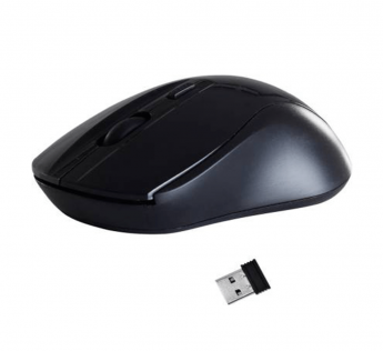 QUANTUM MOUSE QHM262W WIRELESS OPTICAL RANGE MOUSE BLACK