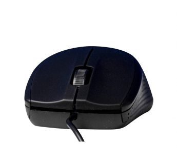 QUANTUM MOUSE QHM232 3 BUTTON 1000DPI WIRED OPTICAL MOUSE BLACK