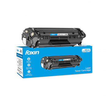 FOXIN FTC-12A COMPATIBLE TONER CARTRIDGE FOR HP LASER-JET SERIES (BLACK)