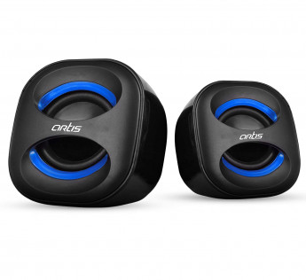 ARTIS S21 2.0 CHANNEL STEREO USB MULTIMEDIA SPEAKER ( BLUE )