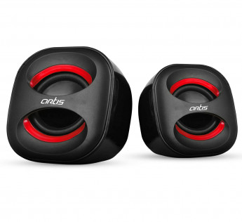 ARTIS MINI 2.0 USB MULTIMEDIA SPEAKERS (RED)