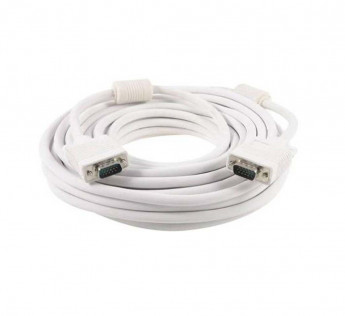 ADNET 15 METER VGA CABLE (WHITE) 15 M VGA 15M VGA CABLE