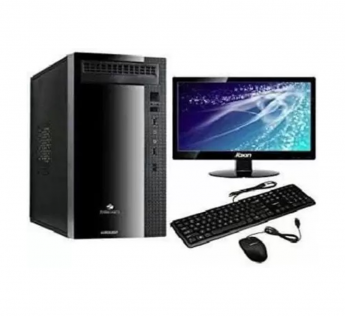 MSC ASSEMBLERS DESKTOP PRO CORE I5 4TH GEN (10 GB DDR3/500 GB/WINDOWS 8 TRAIL VERSION /2 GB/ 17 INCH SCREEN) (BLACK)