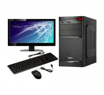 MSC ASSEMBLED DESKTOP CORE 2 DUO (4 GB DDR3 RAM/500 GB HDD/WINDOWS 7 TRAIL VERSION / 17 INCH SCREEN) (MULTICOLOR)