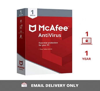 MCAFEE ANTI-VIRUS - 1 PC, 1 YEAR