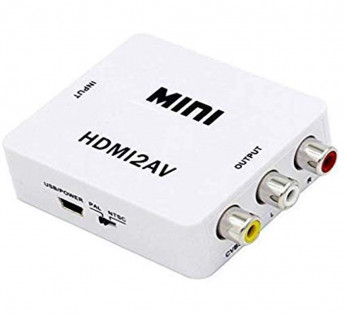 RANZ AV TO HDMI CONVERTER UP SCALER 1080P HD VIDEO CONVERTER MEDIA STREAMING DEVICE HDMI TO AV CONVERTER