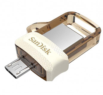 SANDISK SDDD3-032G-I35GW ULTRA DUAL 32GB USB 3.0 OTG PEN DRIVE (GOLD)