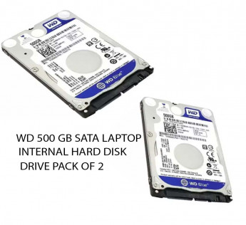 WD 500 GB SATA LAPTOP INTERNAL HARD DISK DRIVE PACK OF 2