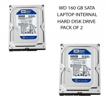 WD 160 GB SATA LAPTOP INTERNAL HARD DISK DRIVE PACK OF 2