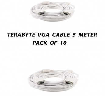 TERABYTE 5 METER VGA CABLE PACK OF 10