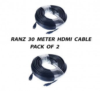 RANZ 30 METER HDMI CABLE PACK OF 2