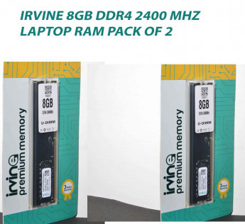IRVINE 8GB DDR4 2666 MHZ LAPTOP RAM : PACK OF 2