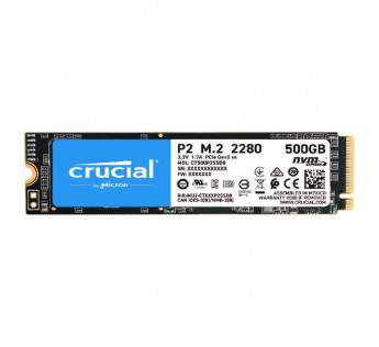 CRUCIAL P2 500GB 3D NAND NVME PCIE M.2 SSD UP TO 2400MB/S - CT500P2SSD8