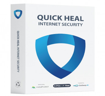 5 PC QUICK HEAL INTERNET SECURITY 1 YEAR (DVD) QUICK HEAL INTERNET SECURITY 5 PC 1 YEAR (DVD) QUICK HEAL 5 PC 1 YEAR (DVD)