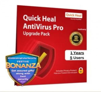 5 USER QUICK HEAL ANTIVIRUS PRO 1 YEAR QUICK HEAL 5 USER 1 YEAR