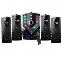 ZEBRONICS ZEB-SAMBA 4.1 MULTIMEDIA SPEAKER WITH USB INPUT, SD MMC INPUT AND AUX CONNECTIVITY