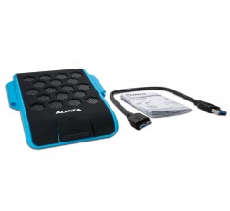 ADATA HD720 1 TB Military Grade Waterproof Shockproof External Hard Drive (Blue)