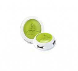 Circle-4 PORT MOBILE USB HUB 4.2 (GREEN)