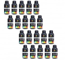 PRINTSTAR ULTRA DARK TONER POWDER FOR HP 12A / 15A / 49A / 53A CANON FX9 TONER CARTRIDGE PACK OF 20 SINGLE COLOR TONER (BLACK)