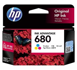 HP 680 TRI-COLOR ORIGINAL INK ADVANTAGE CARTRIDGE