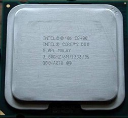 INTEL CORE 2 DUO PROCESSOR E8400 3.0GHZ 1066MHZ 3MB SOCKET 775 DUAL-CORE CPU