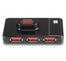 IBALL USB PORT 4 PORT PIANO 430 4 PORT USB HUB (BLACK)