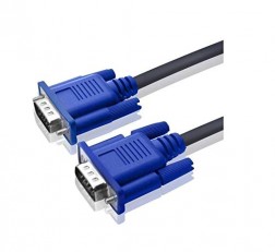 TERABYTE VGA CABLE 1.5 METER VGA CABLE TERABYTE 1.5 METERS VGA CABLE HIGH QUALITY VGA CABLE 15 PIN MALE TO MALE VGA CABLE (FOR COMPUTER,MONITORS, TELEVISIONS, DESKTOP, LAPTOP, PROJECTOR, BLUE)