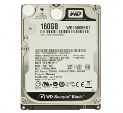 WD SATA 160 GB LAPTOP INTERNAL HARD DISK DRIVE