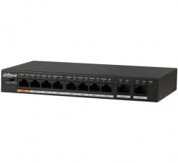 DAHUA PFS3010-8ET-96 8-PORT POE SWITCH 2 GIGABIT UPLINK