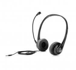 HP STEREO 3.5MM HEADSET (BLACK)