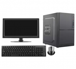 MSC ASSEMBLE DESKTOP CORE 2 DUO 4 GB DDR2 RAM/320GB HDD/WINDOWS 7 TRIAL VERSION /17 INCH LED SCREEN ZEBRONICS