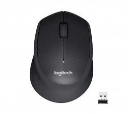 LOGITECH M331 MOUSE SILENT PLUS WIRELESS MOUSE, 2.4GHZ WITH USB NANO RECEIVER, 1000 DPI OPTICAL TRACKING, 3 BUTTONS