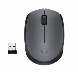 LOGITECH MOUSE M170 WIRELESS MOUSE BLACK