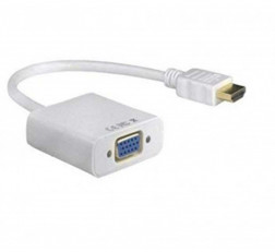 ADNET HDMI TO VGA CONVERTER ADAPTOR (WHITE)