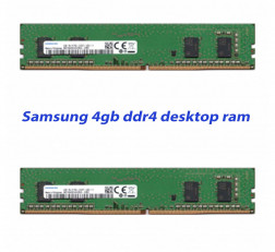 SAMSUNG 4GB DDR4 DESKTOP RAM 3200 MHZ : PACK OF 2