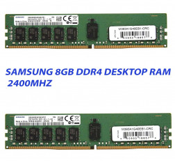 SAMSUNG 8GB DDR4 DESKTOP RAM 2400 MHZ : PACK OF 2