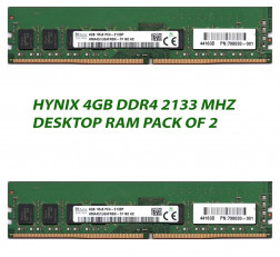 HYNIX 4GB DDR4 DESKTOP RAM 2133 MHZ : PACK OF 2