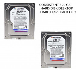 CONSISTENT 320GB,HARD DISK DESKTOP HARD DRIVE PACK OF 2