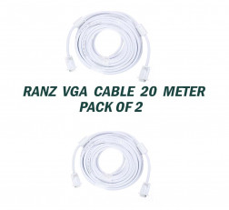 RANZ 20 METER VGA CABLE PACK OF 2