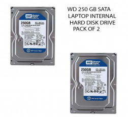 WD 250 GB SATA LAPTOP INTERNAL HARD DISK DRIVE PACK OF 2