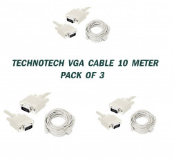 TECHNOTECH 10 METER VGA CABLE PACK OF 3